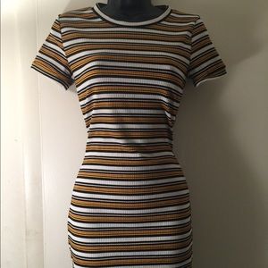 striped mini dress | charlotte russe